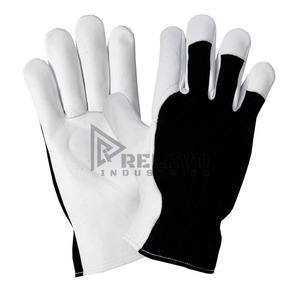 Gants de travail unisexes en cuir de vachette de qualité supérieure RELEVO INDUSTRIES, anti-coupure, renforcés, pour la soudure, avec grip amélioré, personnalisables OEM - Product Image 1