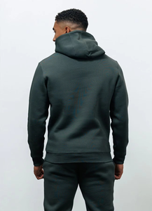Nouvel Arrivage Sweat à Capuche Homme en Polaire Tissée Épaisse, Couleur Unie, pour l'Automne, l'Entraînement, la Salle de Sport, la Course à Pied, avec Cordon et Poche - Product Image 5
