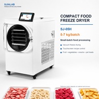 Secador por Congelación al Vacío PLC SJ-05H de 5-7 kg para Procesamiento de Frutas, Verduras, Carne y Snacks Saludables