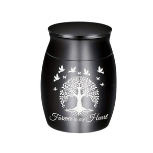Metal Tree Engraved Design <b>Keepsake</b> Urn for <b>Pet</b> <b>Ash</b> Glossy Finishing Unique Design High Quality Urn for Funeral Use - Product Image 6