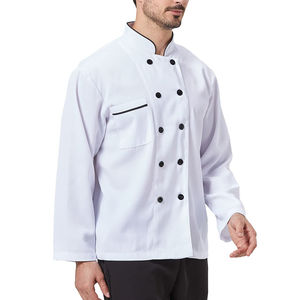 Vestes de chef sur mesure les plus vendues, fabriquées en usine, différents modèles pour uniformes de restaurant et de bar, veste de chef - Product Image 5