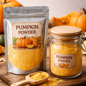 WARRLY Extracto de Semilla de Calabaza en Polvo 99% Puro Grado Alimenticio Secado por Aire Caliente Origen Gujarat a Granel en Tambor/Envasado al Vacío/Botella - Product Image 5