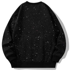 เสื้อสเวตเชิ้ตคอกลมประดับคริสตัลเต็มตัว พรีเมียม ผ้าคอตตอนผสมเนื้อหนา สำหรับฤดูหนาว ปักลายปะแบบกำหนดเอง แฟชั่น - Product Image 2