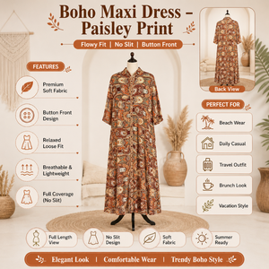 Elegant Free Size Silk Shirt <b>Dress</b> for Women Featuring Bohemian Floral Print Long Sleeves Flowing Maxi Length and Relaxed Luxury - Product Image 3