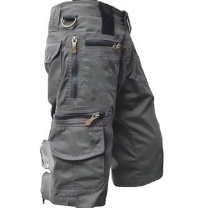 2024 nouveaux hommes Cargo Shorts grande taille sport genou Shorts classique pantalons courts Streetwear Hip Hop droit pantalon ample - Product Image 6