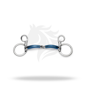 Mors à simple articulation en fer Baucher pour l'entraînement et le contrôle équestre - Product Image 1