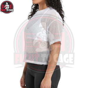 เสื้อยิมคอกลมผ้าตาข่ายน้ำหนักเบา ระบายอากาศได้ดี ปรับแต่งได้ตามต้องการ พรีเมียม แอคทีฟแวร์ โยคะ ครอสฟิต ซัมเมอร์ แห้งเร็ว - Product Image 3