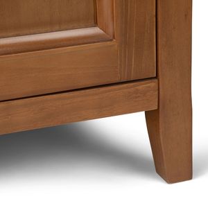 Armoire de rangement moyenne Amherst marron doré clair pour salon - Product Image 4