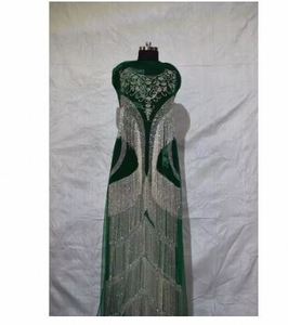 Panneaux brodés élégants pour vêtements de mariage ethniques tendance, en tissu non tissé à tricotage par trame, séchage rapide, pour femmes et jeunes filles, usage quotidien - Product Image 2