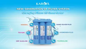 Karoffi-cartucho de filtro de agua funcional de 6 etapas, máquina purificadora de agua de ósmosis inversa, potente, hecha en Vietnam