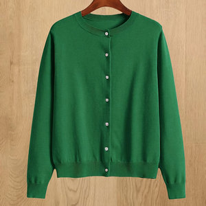<b>Plus</b> <b>Size</b> Women'S Casual Round Neck Button Long Sleeve Cardigan Casual <b>Sweater</b> Cardigan Outfit Long Sleeves Top - Product Image 1