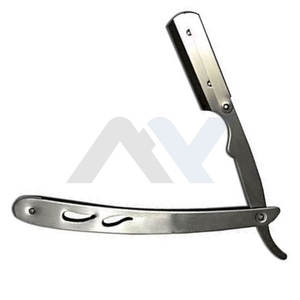 Navaja de Afeitar Profesional Plegable con Hojas de un Solo Filo Reemplazables, Navaja de Afeitar para Hombre de Alta Calidad, Shavette de Salón - Product Image 1