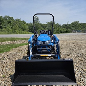 Tracteur utilitaire compact LS 4x4, mini-chargeur, pelle rétrocaveuse, châssis en acier, moteur à essence, machine de construction agricole de qualité professionnelle - Product Image 4