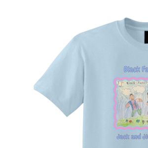 แจ็คแอนด์จิล ไลท์บลู เฟมิลี่เดย์ 2025 เสื้อเชิ้ตบุรุษสตรี เสื้อยืดเข้าชุดสำหรับงานรวมตัว ลำลอง สวมใส่สบาย ผ้าฝ้าย เสื้อผ้าสำหรับงานอีเว้นท์ - Product Image 3