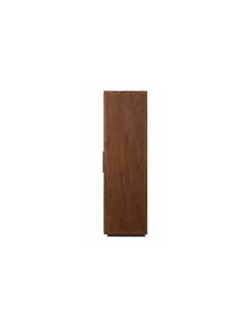 Armoire de luxe moderne en bois de mahogany massif, design épuré, écologique, avec penderie personnalisable intégrée, 2 portes, rangement pour chambre. - Product Image 6