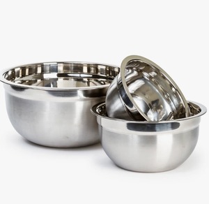 Recipientes de Acero Inoxidable Resistentes, Diseño Clásico, Regalo Empresarial, Recipientes para Preparación de Alimentos, Acabado Espejo, Aptos para Lavavajillas, Ecológicos - Product Image 4