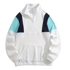 New High Quality Men's Classic <b>Winter</b> <b>Fleece</b> Jacket Unique Design Soft Smooth Quarter-Zip Pullover Hooded Waterproof 100% - Product Image 3