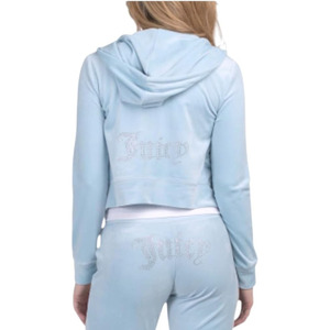 Survêtement personnalisé pour femme en velours, ensemble jogging 2 pièces coupe ample pour homme avec broderie du logo sur le devant - Product Image 3
