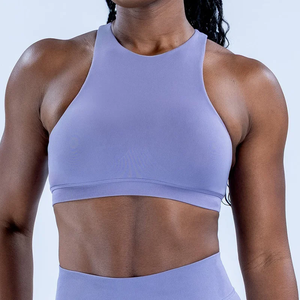 Top deportivo de fitness para mujer, cómodo, con diseño dinámico, tipo racer, con almohadillas para el pecho, para yoga, running y gimnasio, elástico, tipo chaleco, ropa interior deportiva - Product Image 5