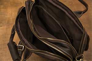 Maletín de Cuero para Negocios, Duradero, Vintage, Multifuncional, con Bolsillos, Logotipo Personalizado, de Lujo, de Primera Calidad, para Portátil, para Hombre - Product Image 5