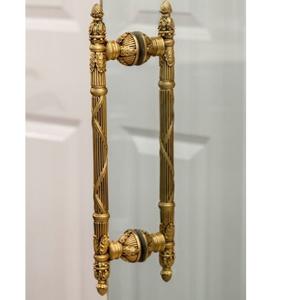 Poignées de porte en métal, poignées de porte en laiton, poignées de porte en acier inoxydable pour hôtel et maison, quincaillerie architecturale décorative d'intérieur - Product Image 4