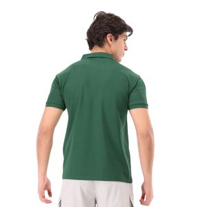 เสื้อโปโล Legends รุ่นผู้ชาย สีเขียวฟอเรสต์ แขนสั้น ผ้าคอตตอนปิเก้ สไตล์ลำลอง รับผลิตเสื้อผ้าตามสั่ง ขายส่ง - Product Image 6