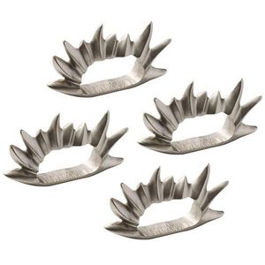 Atractivos Anillos para Servilletas de Aluminio, Accesorios de Lujo para Comedor, para Banquetes de Boda, Mesas de Hotel y Restaurante - Product Image 1