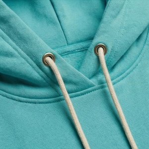 Womens Customized Color Crop Hoodies Cotton Recycled Polyester Loose Fit Pullover Hood <b>Spacer</b> Soft Feel Printed Tops - Product Image 4