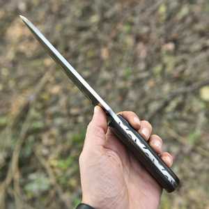Couteau de chasse à lame fixe de qualité industrielle UA Supplies, acier au carbone, manche en micarta, survie en plein air, 12 pouces, OEM - Product Image 5