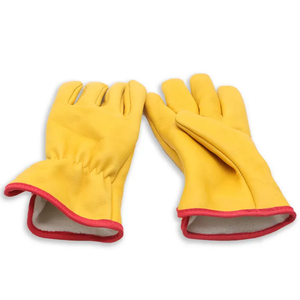 Guantes de Soldadura de Piel de Vacuno Resistentes a Altas Temperaturas, Guantes de Cuero de Vacuno para Soldador - Product Image 2