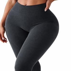 Ensemble de vêtements de sport pour femmes, yoga et fitness, soutien-gorge de sport, leggings, couleur unie, respirant, séchage rapide, tissu extensible écologique, devant - Product Image 5