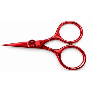 Ciseaux de pêche personnalisés avec logo, manches dorés et pivot bleu serti de pierres, pour la montage de mouches, la coupe de ligne de pêche et les kits d'outils de pêche. - Product Image 5