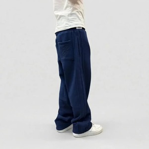 Conjunto Deportivo con Capucha Unisex Azul Marino, 340 GSM, 100% Algodón Francés, con Cordón Ajustable, Estilo Casual para Otoño, Logotipo Bordado, 2026 - Product Image 4
