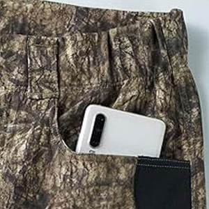 กางเกงขายาวผู้ชายสำหรับล่าสัตว์ในฤดูหนาว น้ำหนักเบา ระบายอากาศได้ดี กันน้ำ กันลม ผลิตจากโพลีเอสเตอร์ ทรงตรง ปิดด้วยกระดุม แบบลำลอง รับผลิตตามแบบ OEM - Product Image 4