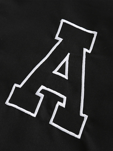 Veste d'hiver universitaire personnalisée de haute qualité, col montant, laine de rue, pour hommes - Product Image 3