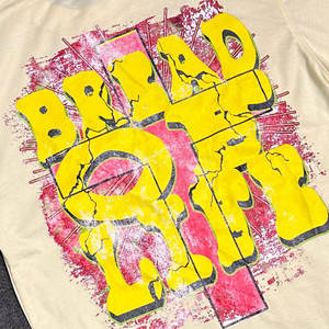 เสื้อยืดออกกำลังกายทรงบ็อกซี่ คอกลม แขนสั้น ผ้าฝ้ายถัก 100% ระบายอากาศ แห้งเร็ว เป็นมิตรกับสิ่งแวดล้อม รับสกรีนโลโก้ ขายส่ง - Product Image 6