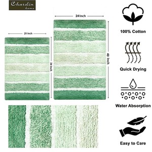 Toalla de Baño de Algodón de Alta Calidad para Hotel, Jacquard con Relieve, Antideslizante, Tapete de Baño para Hotel - Product Image 3