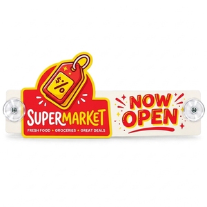 Letrero Deslizante de PVC para Exhibición, Ligero, Comercial, de Plástico, para Uso Comercial - Product Image 1