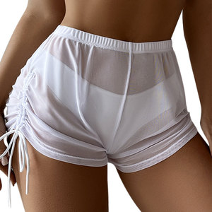 Women <b>Swim</b> Shorts Comfortable Quick Dry Drawstring Beachwear Custom OEM ODM Private Label Factory Bulk Wholesale - Product Image 3