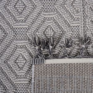 NAAR Guros Collection 2X8 Tappeto geometrico bianco per interni/esterni - Product Image 5