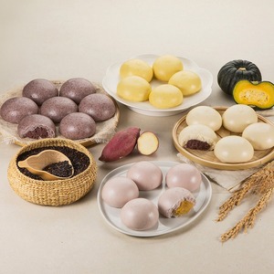 [MILWON] Jjinppang coréen surgelé à la pâte de haricot rouge, lot de petits pains sucrés pour le petit-déjeuner, Anheung Steamed Bun Set - Product Image 2