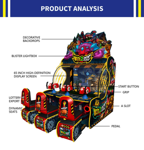 Máquina Arcade Monster Crisis 2 DX Shooting 3PL con Pantalla LED de 65 Pulgadas, Funciona con Monedas, Juego de Disparos, 1350W - Product Image 3