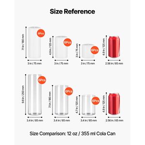 Lot de 36 bougeoirs cylindriques transparents, grands vases en verre, centres de table pour mariages et événements, pour bougies piliers - Product Image 6