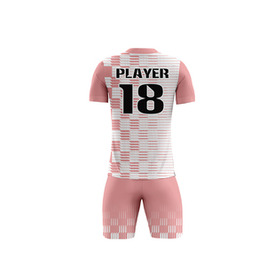 ชุดเสื้อฟุตบอลแบบกำหนดเองสำหรับผู้ชาย แขนสั้น พิมพ์ลายแบบ Sublimation ผ้า Spandex/Polyester ระบายอากาศได้ดี ชุดกีฬาสำหรับทุกฤดูกาล ผู้ใหญ่ แบบสวมด้านหน้า - Product Image 6