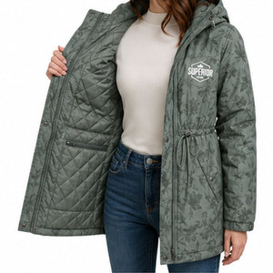Chaqueta Parka de Moda para Mujer, para Exteriores, con Interior Cálido y Cómodo, Capucha Ajustable y Tecnología de Tela Resistente al Agua - Product Image 6