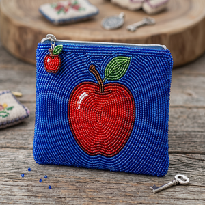 Handmade Beaded Coin Pouch <b>Seed</b> Beads Embroidery Small <b>Storage</b> Bag Fashion <b>Seed</b> Beads Beaded Embroidery Coin Pouch Women Gift - Product Image 2