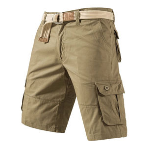 100% Cotton Cargo <b>Men</b> Summer High Streetwear Multi-<b>Pockets</b> Casual Cargo Hunting <b>Shorts</b> For Outerwear Green Cargo <b>Shorts</b> For <b>Mens</b> - Product Image 5