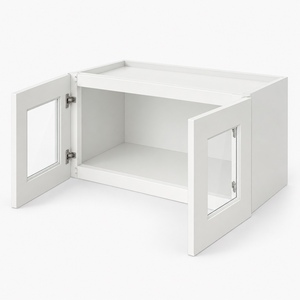 OEM 24 x 12 Inch Glass Door <b>Wall</b> <b>Cabinet</b> <b>White</b> Shaker RTA Wholesale Vietnam Factory - Product Image 3