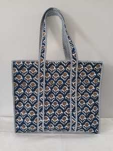 Handmade Kantha Quilted <b>Bag</b> with Colorful <b>Patchwork</b> Textile Design for Fashion Travel Shopping Gifting and Wholesale Supply - Product Image 3
