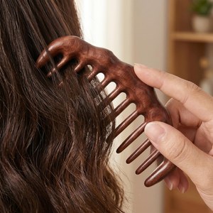 Peine de Madera para Cabello y Barba de Alta Calidad, Precio Económico, para Uso Doméstico, Artesanía Natural Duradera - Product Image 6
